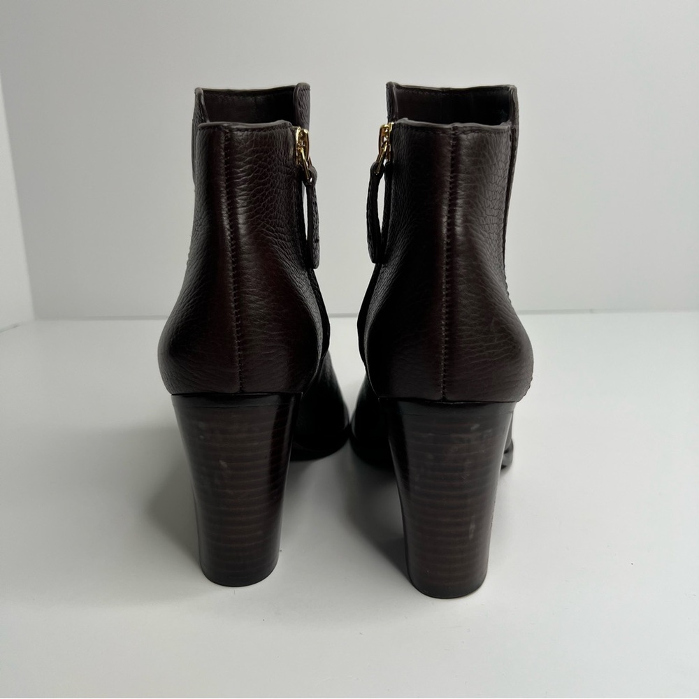 Tory Burch Junction Ankle Boots in Brown Size 7 - Picture 4 of 16